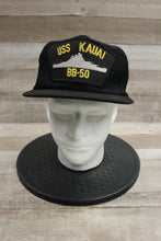 Load image into Gallery viewer, USS Kauai BB-50 Adjustable Snapback Cap Hat -Used