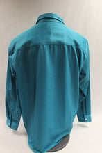 Load image into Gallery viewer, Duke Haband Men&#39;s Button Up Dress Shirt Size Large - Jade Green - Used