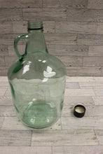 Load image into Gallery viewer, Vintage Green Glass Jug with Finger Loop - 12-3/4&quot; Tall - 4 Liters - Used