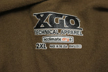 Load image into Gallery viewer, XGO Technical Apparel Quarter-Zip Long Sleeve Shirt - Coyote - Size: 2XL - Used
