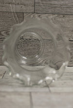 Load image into Gallery viewer, Vintage Ruffled Rim Glass Lamp Shade Globe - 6&quot; with 2.25&quot; Base - Clear - Used