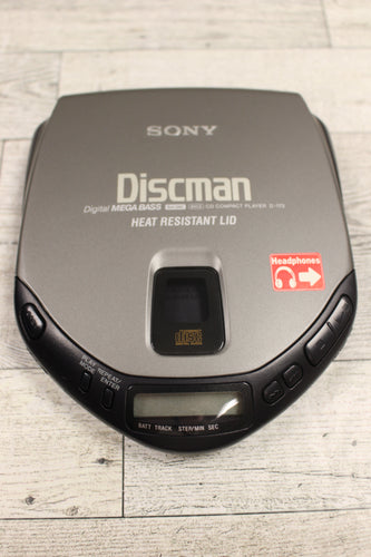 Vintage Sony Discman D-173 CD Player with Case - Used