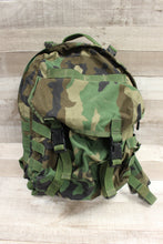 Load image into Gallery viewer, US Military Molle II Patrol Pack w/ Stiffener - Woodland -8465-01-465-2088 -Used