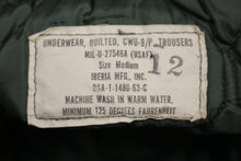 Load image into Gallery viewer, USAF Air Force CWU-9/P Quilted Flyer&#39;s Trouser Liner - Medium - Used