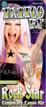 Load image into Gallery viewer, Sold Out Souls Rock Star Temporary Tattoo Kit - New