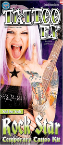 Sold Out Souls Rock Star Temporary Tattoo Kit - New