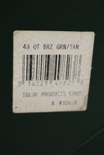 Load image into Gallery viewer, Vintage Igloo 48 Quart Green/Tan Cooler - Used
