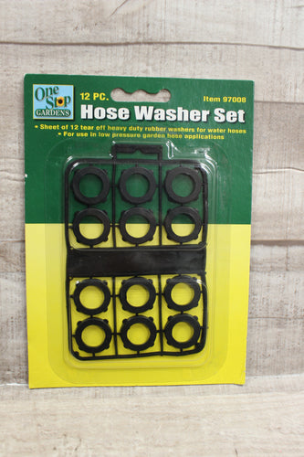 One Stop Garden 12-Piece Hose Washer Set -New