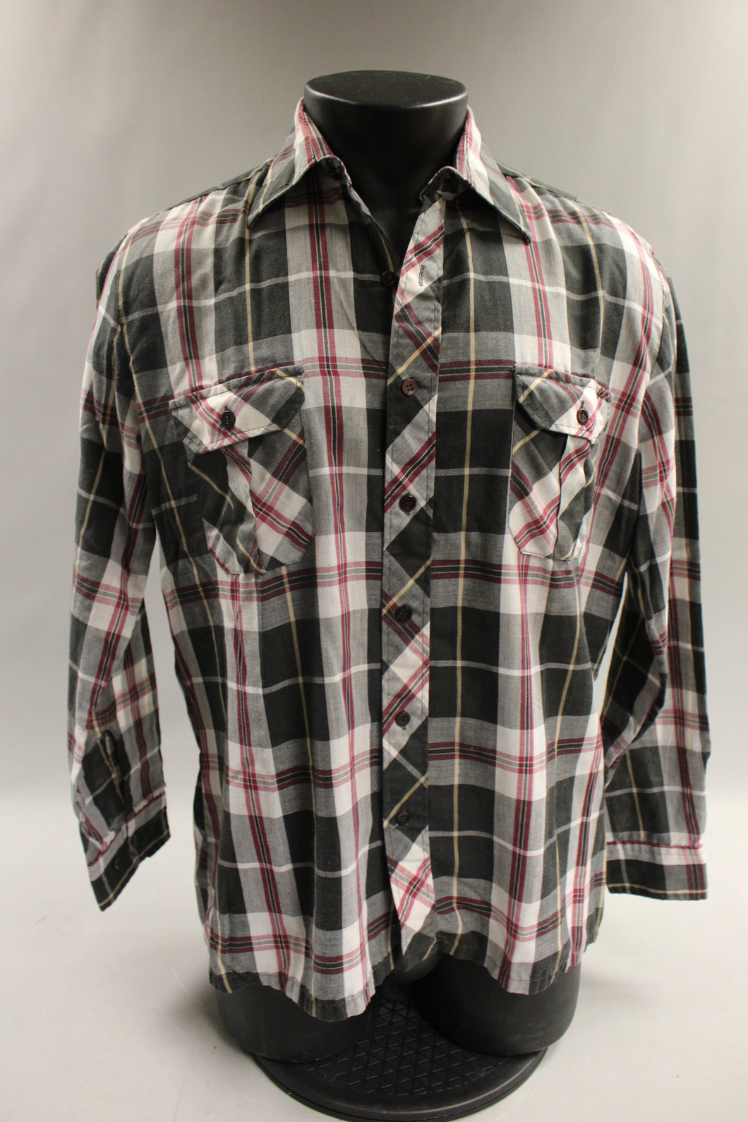 Jonathan Hill Men's Long Sleeve Plaid Shirt - Size: Large - Used