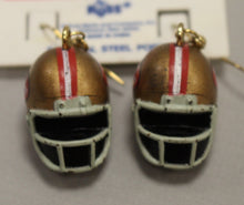 Load image into Gallery viewer, Russ NFL Touchdown Danglers Earrings - San Francisco 49ers Football - Used