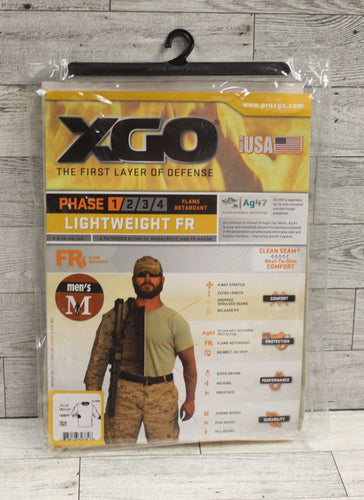 XGO Phase 1 LIghtweight FR Men's Top - 1F11A - Medium - Desert Sand - New