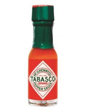 Load image into Gallery viewer, TABASCO Original Red Hot Sauce Mini Miniature Bottle - 1/8 Ounce - New