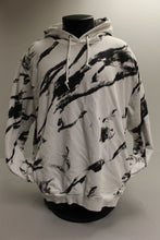 Load image into Gallery viewer, Kliegou Black and White Tie Dyed Hoodie - XL - Used