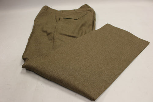 Marine Corp Men's Serge Green Wool Trousers - 32R - Used