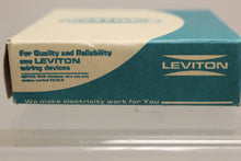 Load image into Gallery viewer, Leviton 5042 15 Amp, 125 Volt, Duplex Receptacle On 4-Inch Cover - New