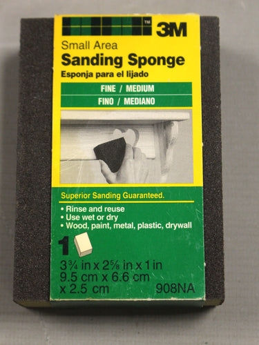 3M Small Area Sanding Sponge - fine/medium - New