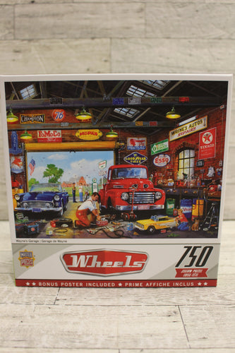 Master Pieces Wheels Wayne's Garage 750 Piece Puzzle - 24