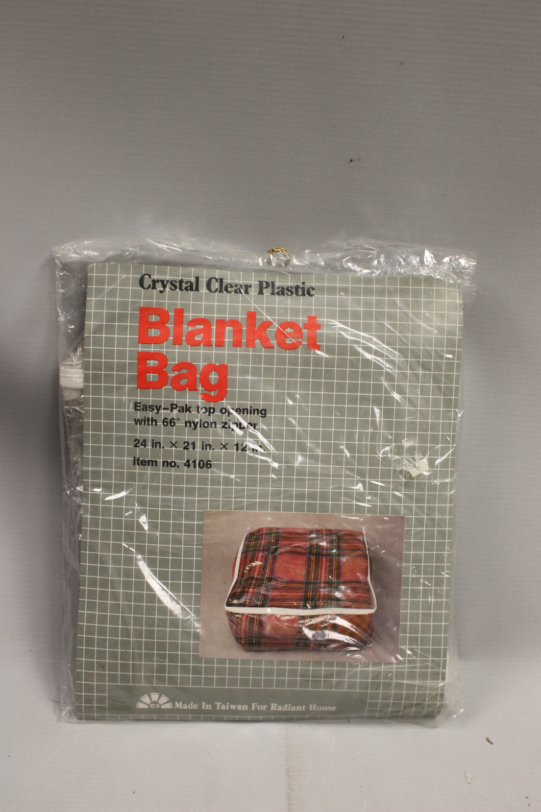 Crystal Clear Blanket Storage Bag -New