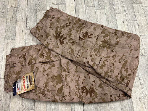 USMC Marine Desert Flame Resistant Combat Trouser Pants - Medium Long - New