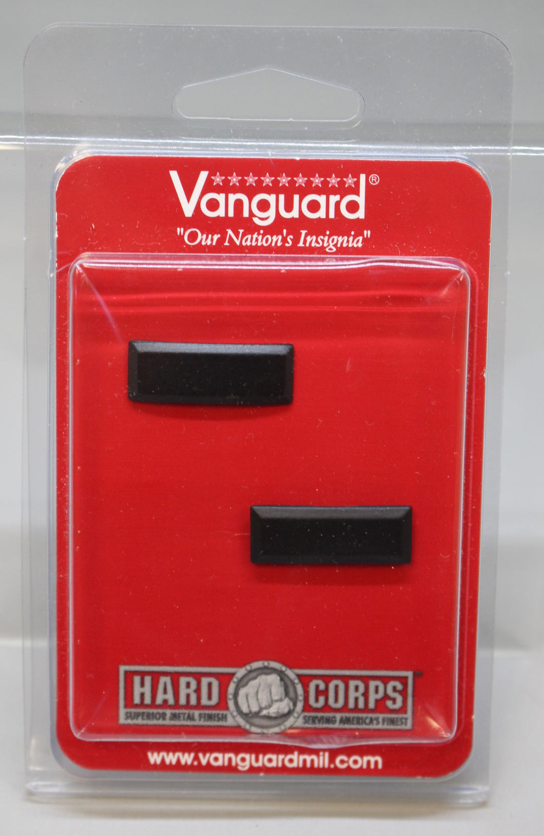 Vanguard US AF Air Force 1st Lieutenant Subdued Rank Pin Set - New
