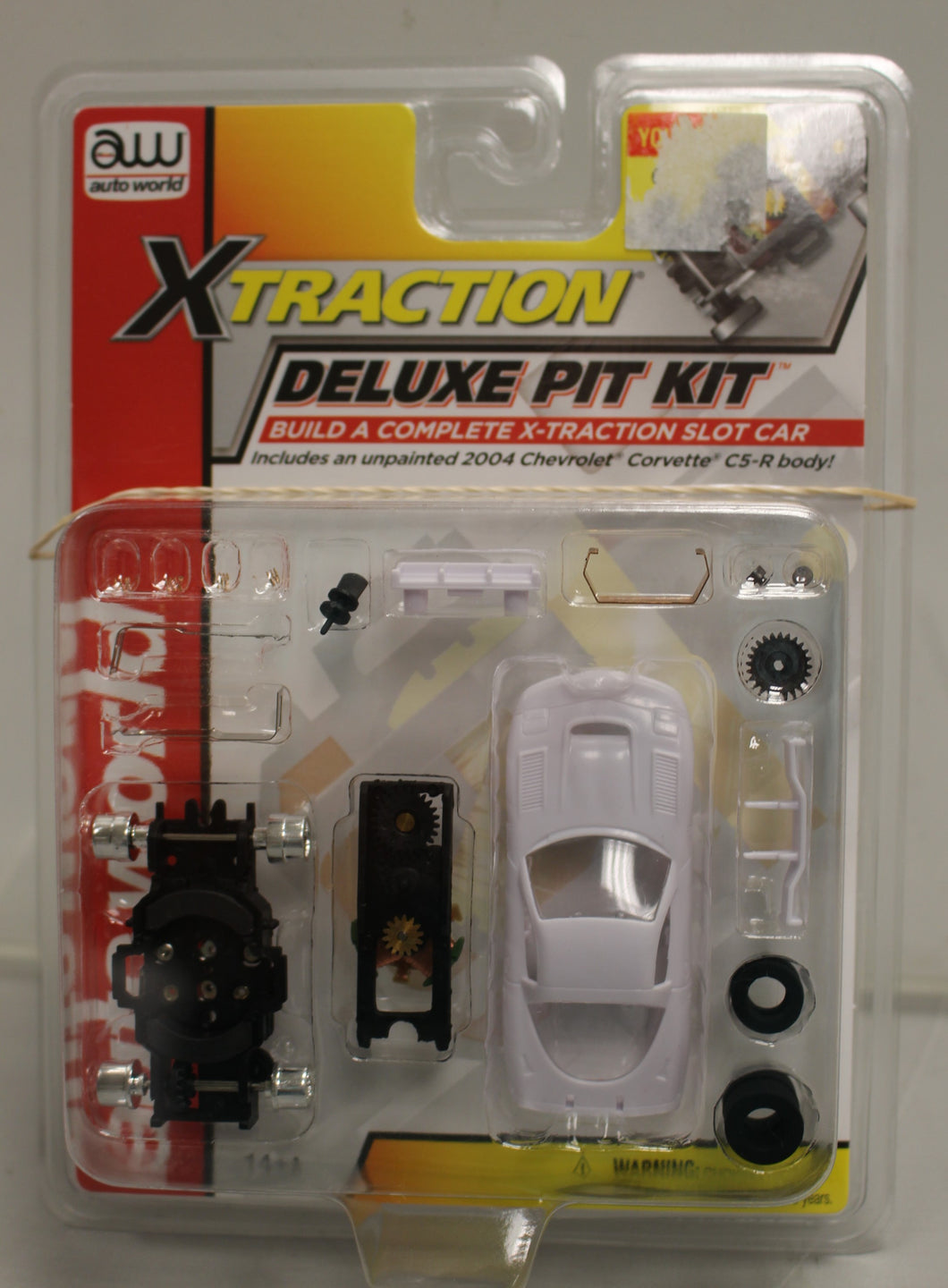 Auto World X-Traction Deluxe Pit Kit - 2004 Chevrolet Corvette C5-R Body - New