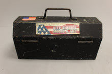 Load image into Gallery viewer, Vintage Metal Dome Utility Toolbox - 18" x 9" x 7" - Used
