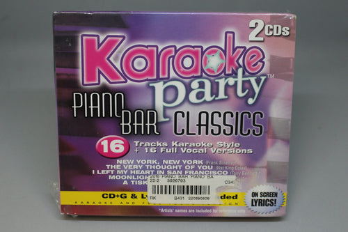 Karaoke Party Piano Bar Classics - 2 CDs - New Sealed