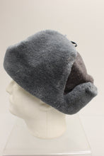 Load image into Gallery viewer, Russian Ushanka Gray Wool Hat with Pendant - Size: 60 - Used