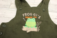 Load image into Gallery viewer, Carter&#39;s Froggy&#39;s Bayou Tour Overalls - Size: 18 Months - Green - Used