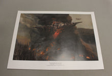 Load image into Gallery viewer, USAF Earth, Blood and Fire Print by SMSGT Darby Perrin 2017 -17" x 23" - Used