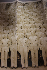 WWII US Army Panoramic Group Photograph Picture