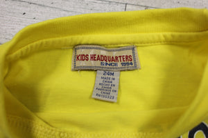 Signature Kids Headquarters Later Gator Yellow Short Sleeve T-Shirt - 24 Months