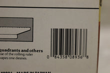 Load image into Gallery viewer, Rolling Ruler 12&quot; Compass Protractor T-Square For Angles, Arcs, Circles, Lines