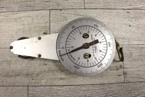 Vintage Welch Scientific Co. Chicago Ill Hanging Scale - 72 oz 2000 grams - Used