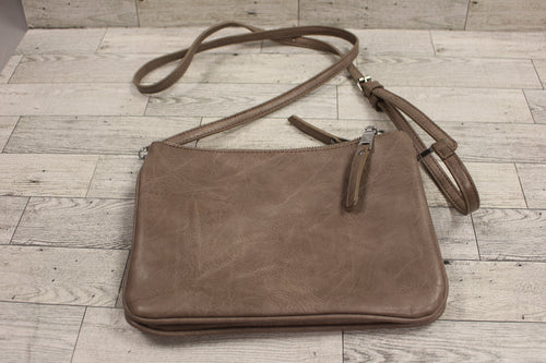 Miztrique Crossbody Purse - Tan - Used