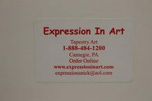 Load image into Gallery viewer, Expression In Art Tapestry Eagle with American Flag Picture - 22" x 18" - Used