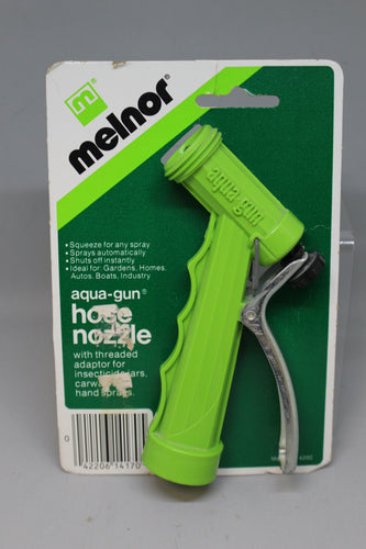Melnor Aqua-Gun Hose Nozzle - Green - New