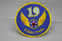 Load image into Gallery viewer, 19th Air Force Stan / Eval Patch - Hook &amp; Loop - Used