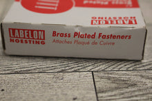 Load image into Gallery viewer, Noesting Brass Plated Fasteners - #2 - 100 Count - New