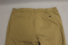 Load image into Gallery viewer, LL Bean Men&#39;s Tan Trousers with Plaid Lining - Size: 42 - Used