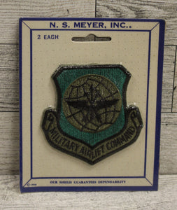 Vietnam Era 1966 N. S. Meyer, Inc Military Airlift Command Sew On Patch - New