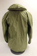 Load image into Gallery viewer, Vintage 1962 Vietnam Era Man's Cotton Wind Resistant Sateen Coat - Small Regular