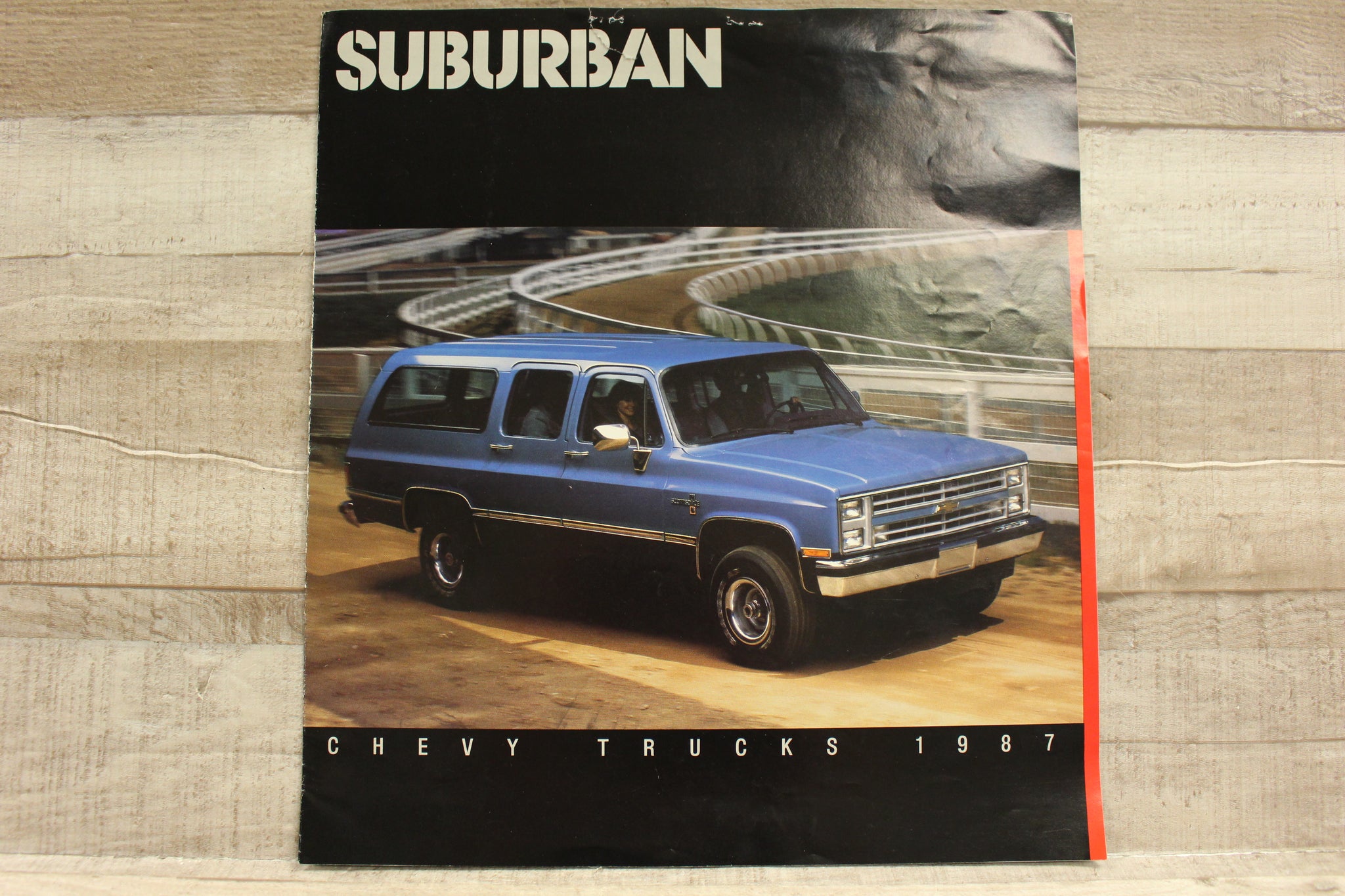 Vintage 1987 Chevrolet Suburban Brochure Catalog Used Military