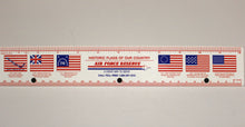 Load image into Gallery viewer, AIR FORCE RESERVE US Flag Advertising Ruler - Used