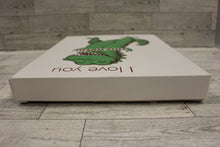 Load image into Gallery viewer, Dinosaur T-Rex “I Love You This Much” Canvas Wall Art -11&quot; x 14&quot; - Used