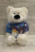 Load image into Gallery viewer, Christmas Plush Bear with Snowman Sweater - 13&quot; Tall - Used