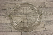 Load image into Gallery viewer, Vintage Fire King Clear Glass Table Server 8&quot; Trivet Hot Plate with Handles