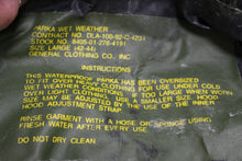 Load image into Gallery viewer, US Military Wet Weather Waterproof Parka - Large - Used