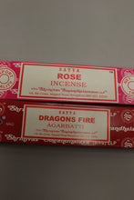 Load image into Gallery viewer, Set of Satya Incense Sticks with 2 Tray Boards - Variety Pack - Used