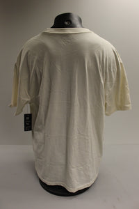 Ed by Ed Hardy Embroidered Chest LogoT Shirt - Large - Ivory - New